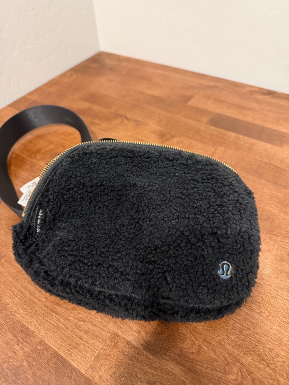 lululemon athletica Black Sherpa Crossbody Bag